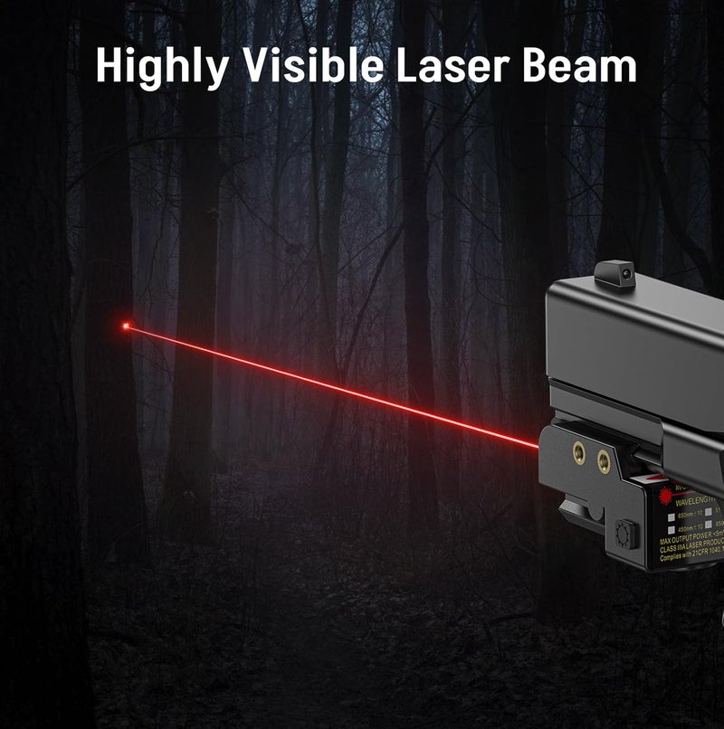 EZshoot Laser Sight, Magnetic Rechargeable Red Green Laser Sight for Pistol, Compact Low Profile with Ambidextrous ON/Off Switch - Image 5